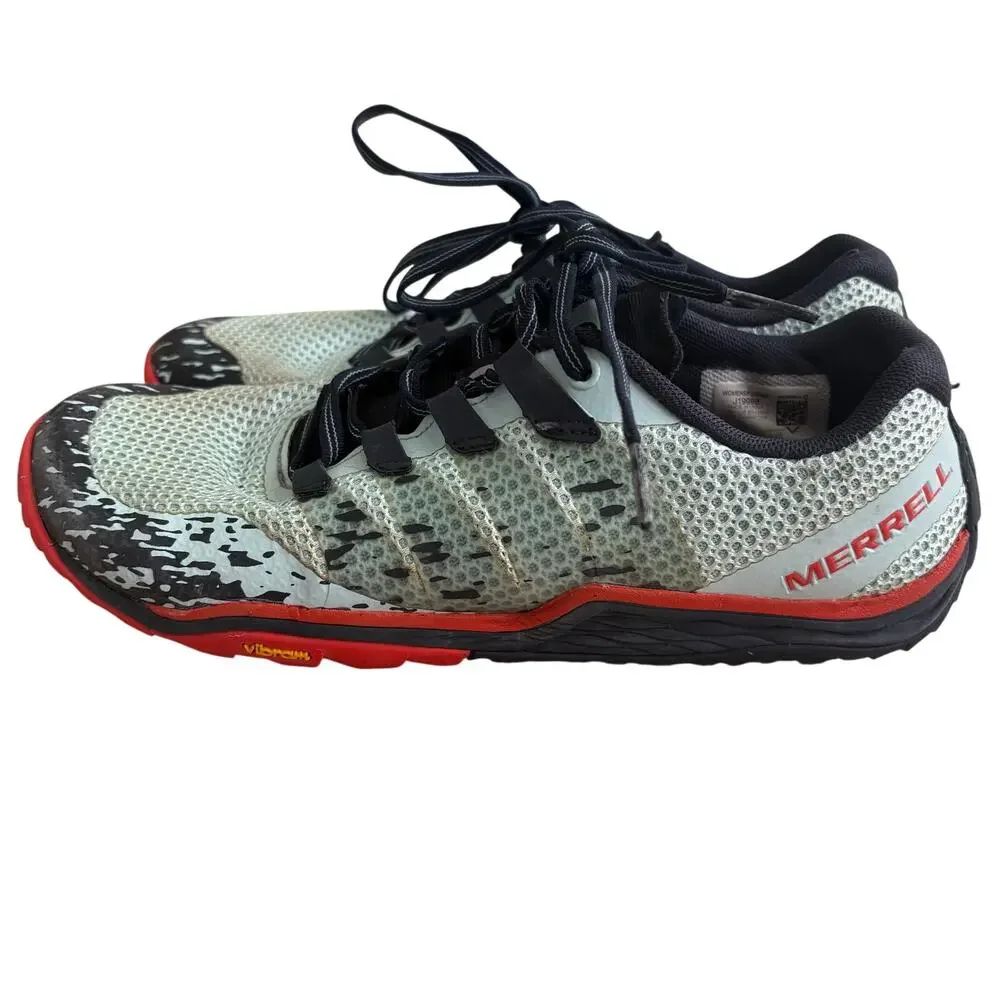 Merrill Trail Glove Women's 5 Running Hiking Blue Camo Shoes Vibram 7.5 J19998